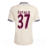 Ajax Josip Sutalo #37 Rezervni Dres 2025-26 Kratak Rukav Ajax Josip Sutalo #37 Rezervni Dres 2025-26 Kratak Rukav